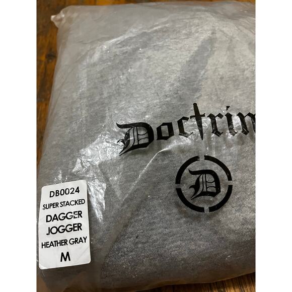 Doctrine Gray Men’s Superstack Sweatpants Size Medium - Picture 6 of 6